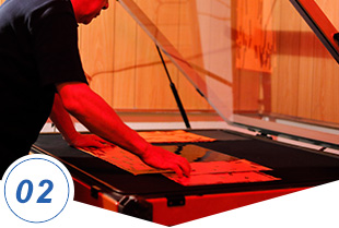 デザインデータ作成から製造まで一貫作業